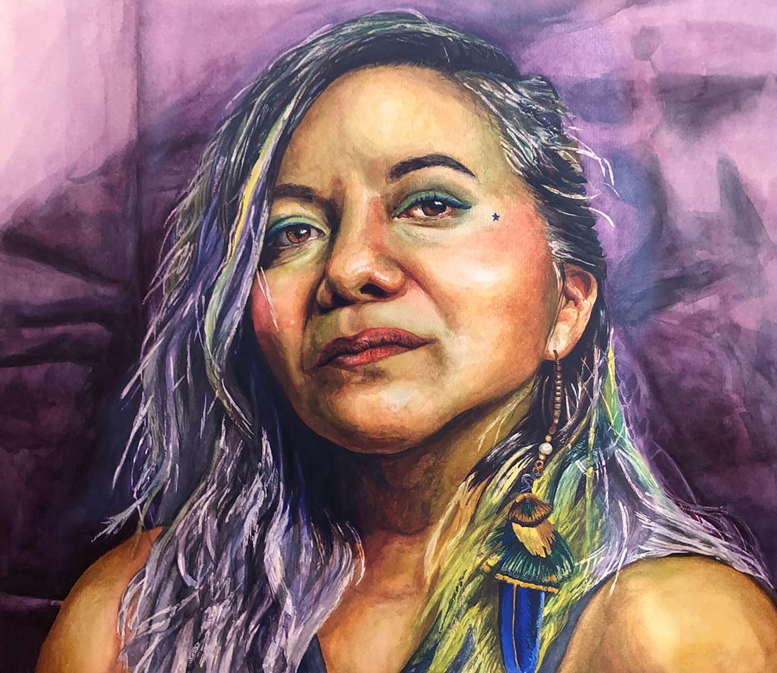 Michelle Ortega live wedding artwork 5